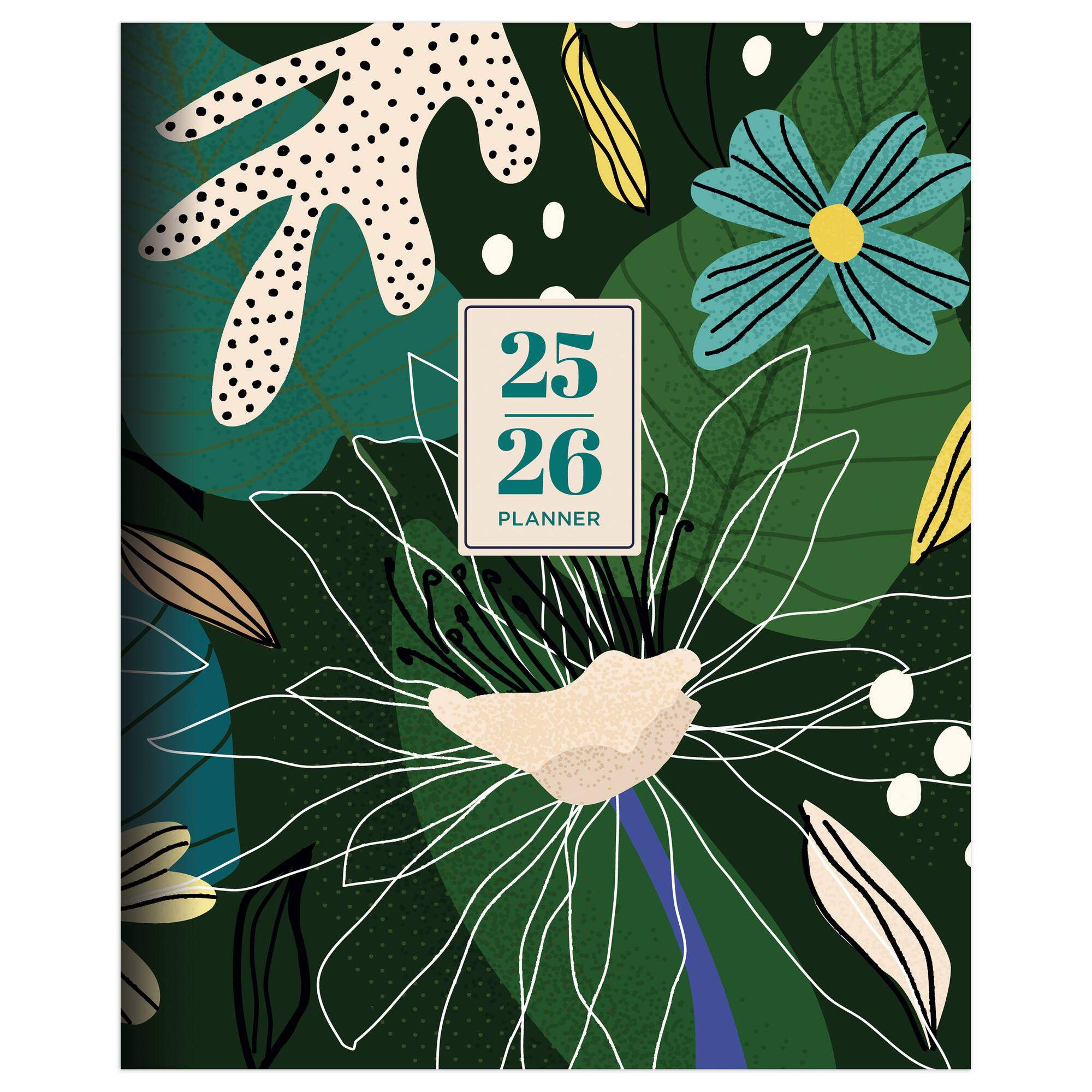 TF Publishing 2025-2026 Vivid Jungle Medium Monthly Planner